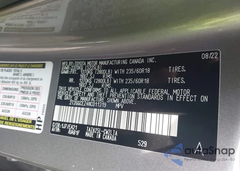 2022 Lexus Nx 350 Premium from USA, damaged, VIN 2T2GGCEZ4NC011319